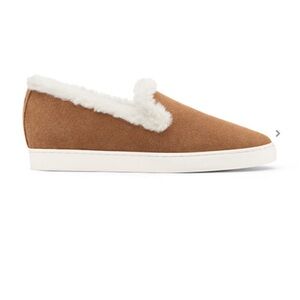 Birdies Swift sequoia faux fur slip on shoes